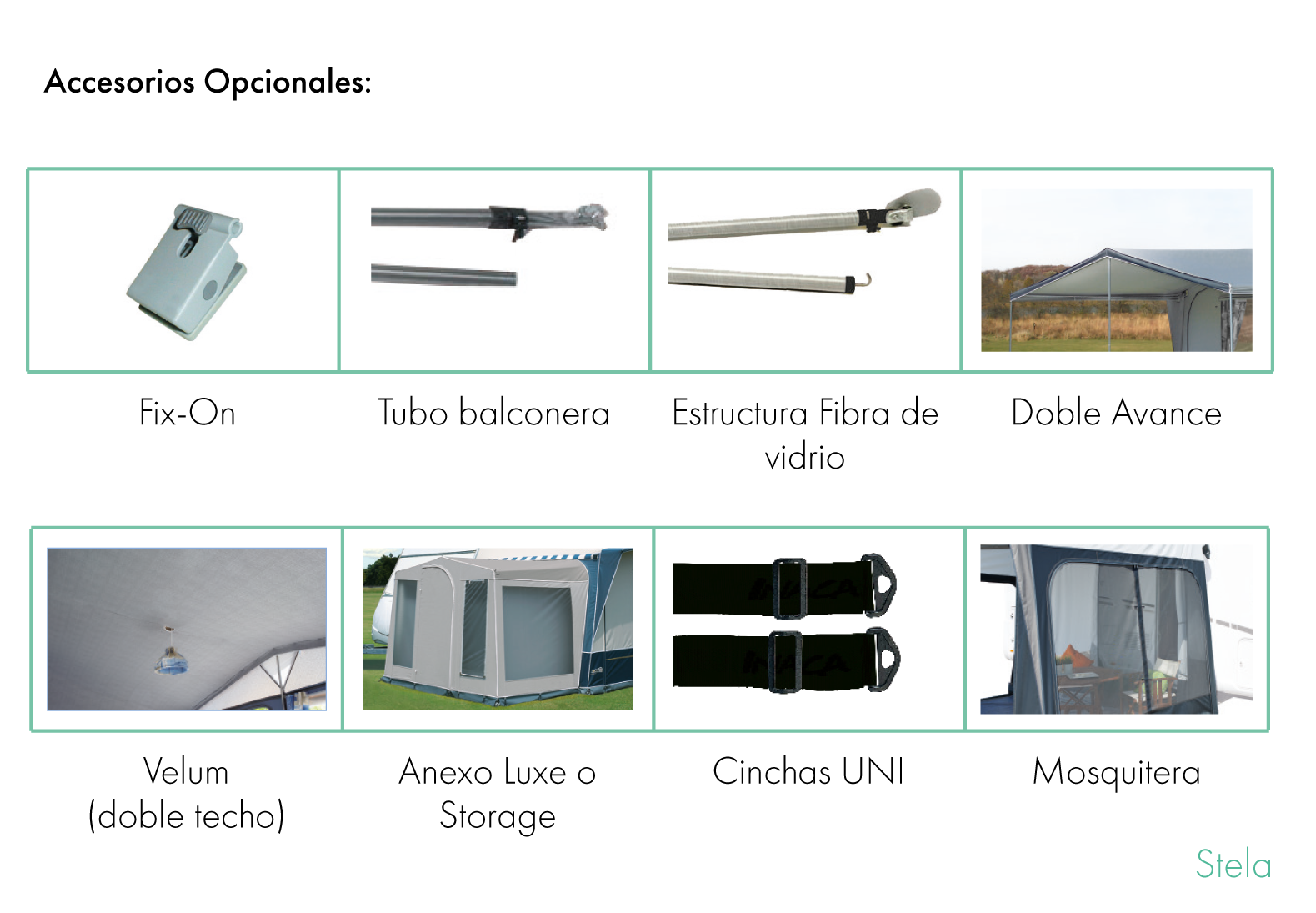 Accesorios opcionales